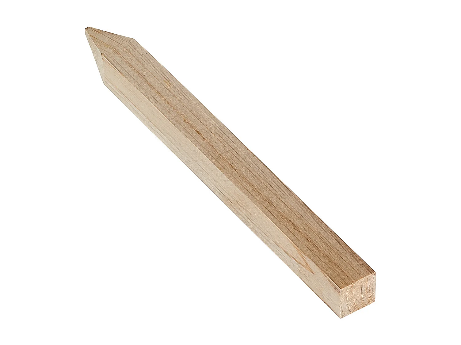 Piquets de Clôture Jardin SucceBuy en Bois, Lot de 20, Poteaux Bois à Pointe 2.54 x 2.54 x 30.48 cm, Piquets pour Clôtures Anti-érosion, Délimiter les Zones