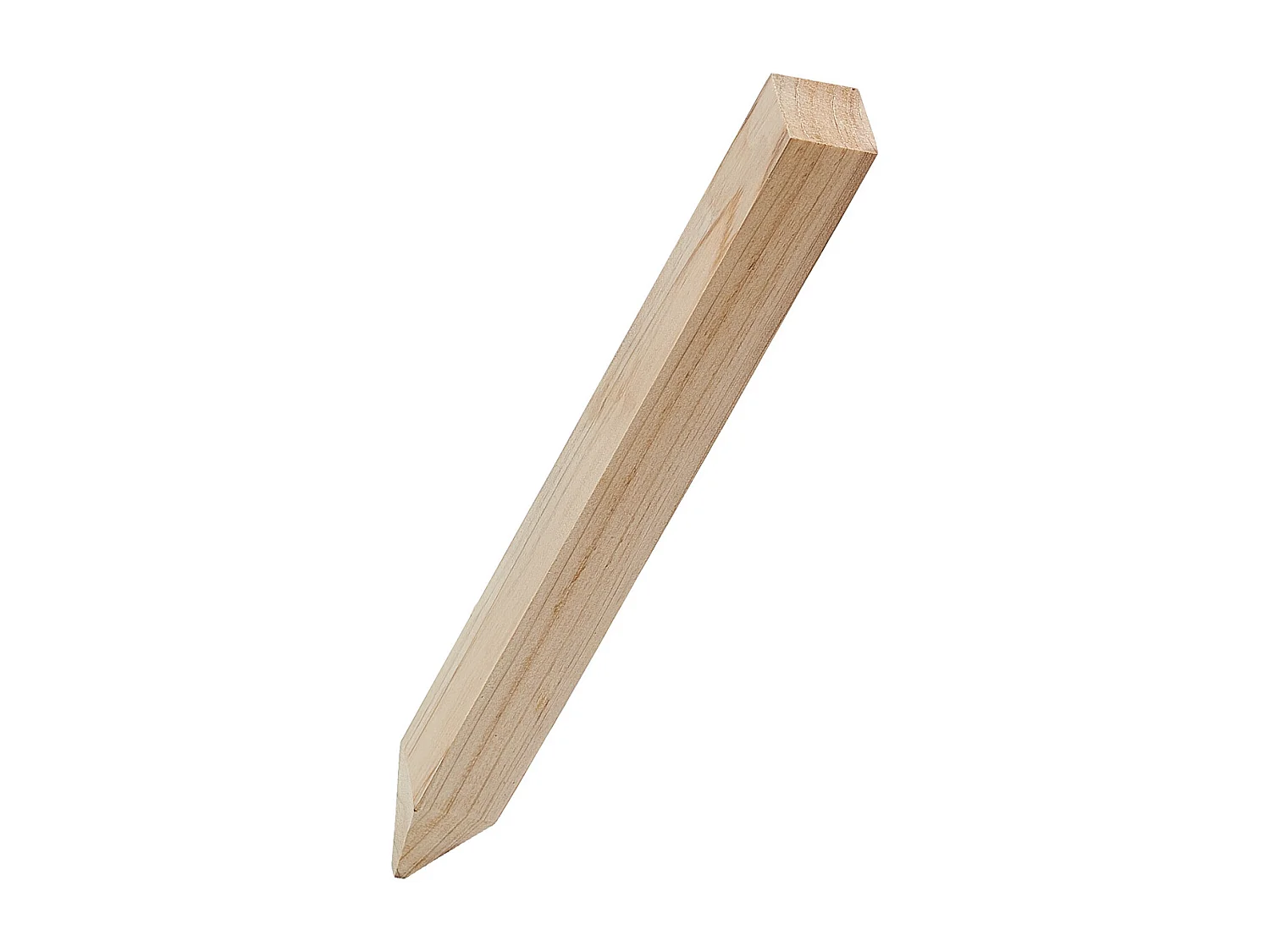Piquets de Clôture Jardin SucceBuy en Bois, Lot de 20, Poteaux Bois à Pointe 2.54 x 2.54 x 30.48 cm, Piquets pour Clôtures Anti-érosion, Délimiter les Zones