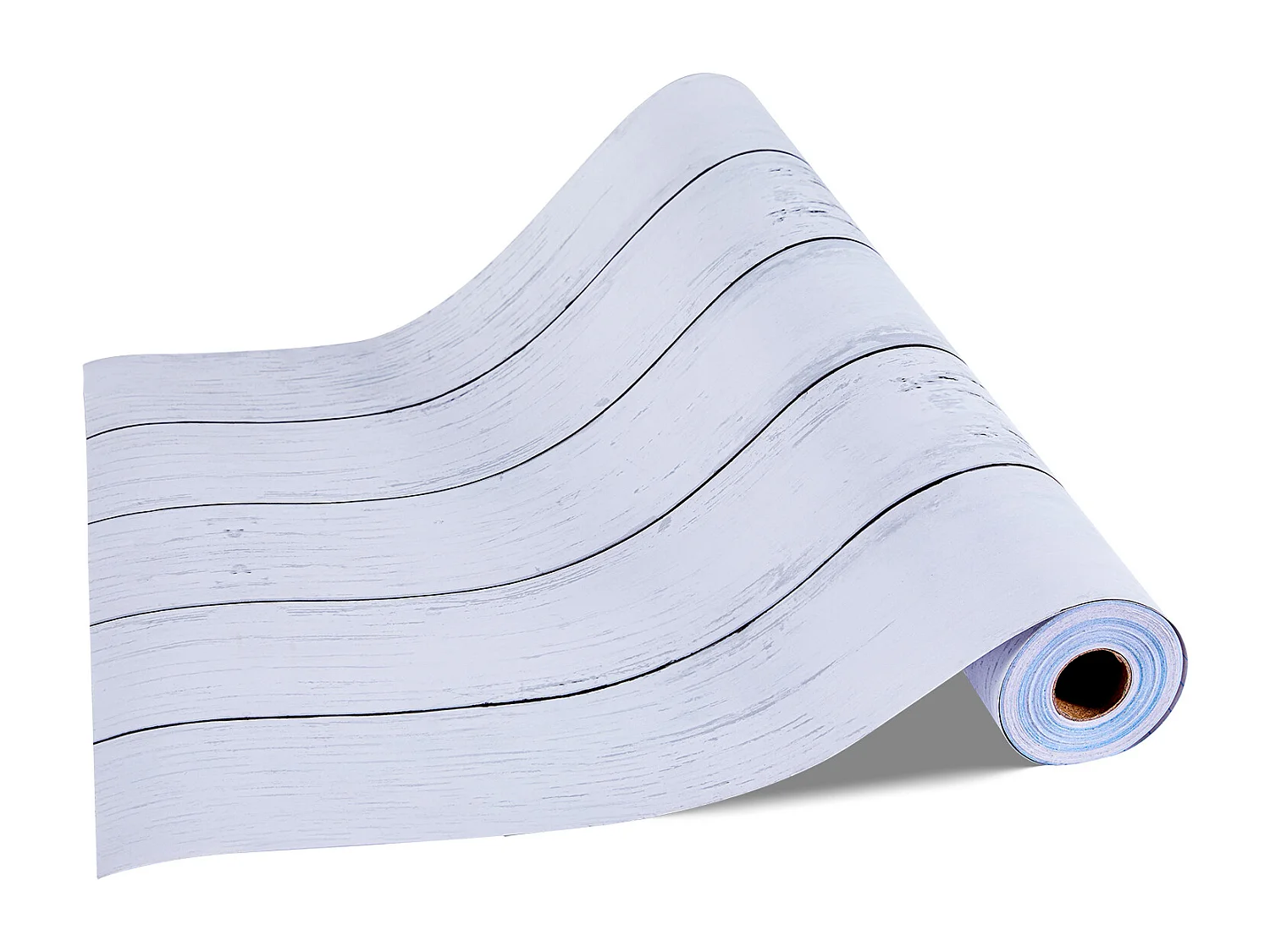 Papier Peint Adhésif Mural SucceBuy, 45 cm x 15 m, Rouleau Papier Peint Autocollant en Vinyle, Motif Texture Bois Blanc, Imperméable, pour Revêtement Mural