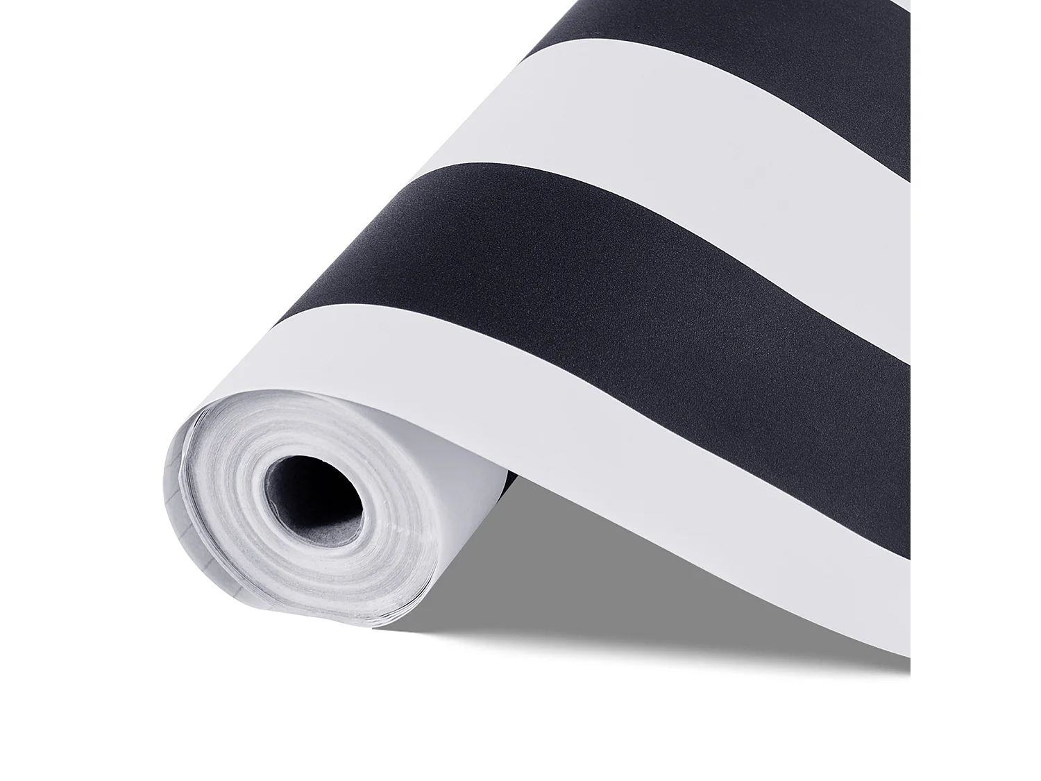 Papier Peint Adhésif Mural SucceBuy, 45 cm x 15 m, Rouleau Papier Peint Autocollant Vinyle, Motif Géométrique Moderne Noir Blanc, Étanche, pour Revêtement Mural