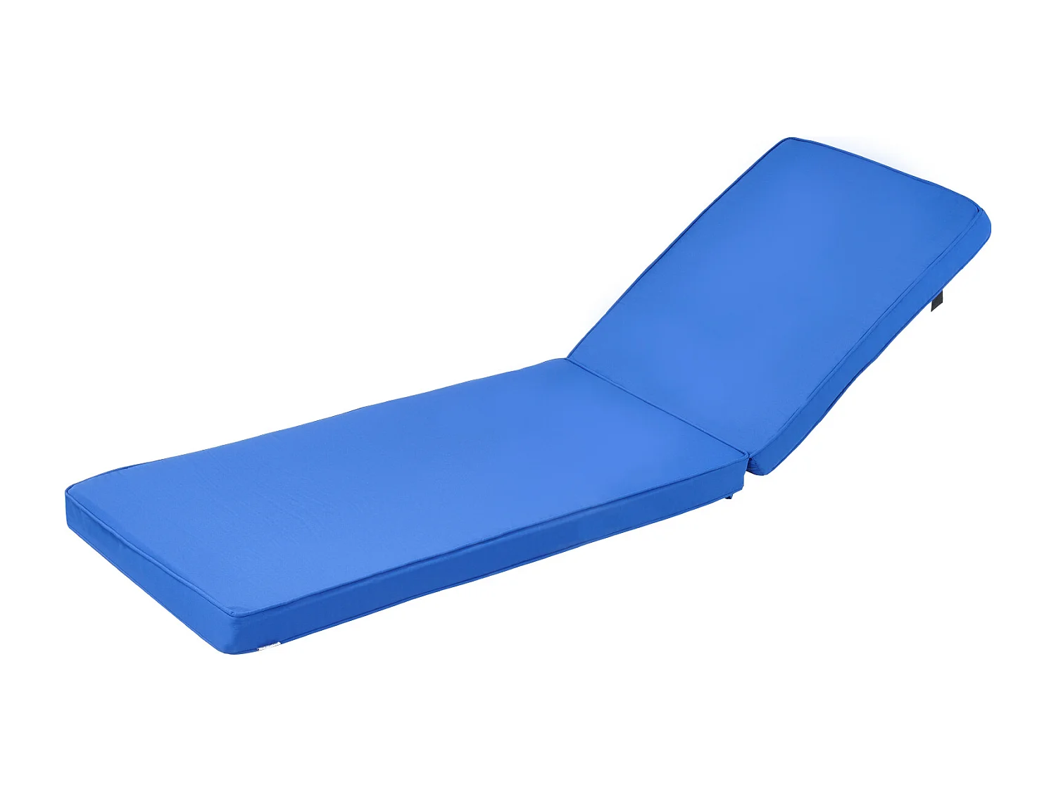 Coussin de Bain de Soleil SucceBuy, 183x53,3 cm, Coussin de Chaise Longue de Jardin, Imperméable et Épais, Résistant à la Décoloration, avec Attaches, Bleu