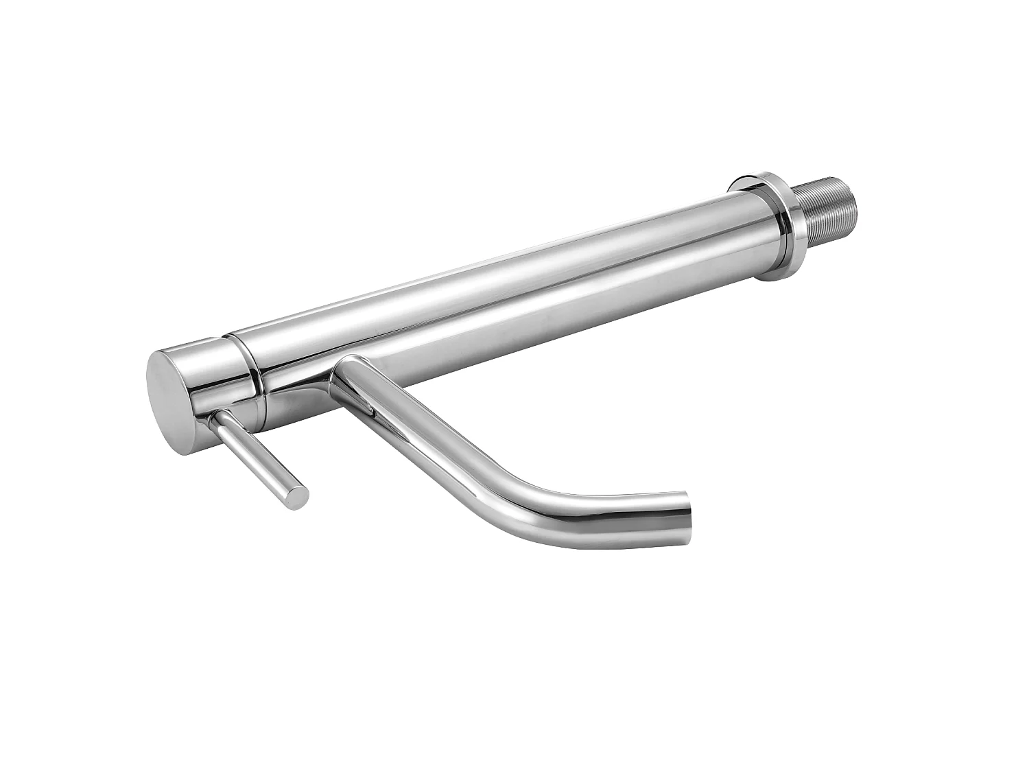 Robinet d'Évier à Poignée Unique SucceBuy, Mitigeur de Cuisine à Arc Élevé, Robinets d'Eau à 1 ou 3 Trous avec Bonde à Bouton-poussoir, pour Salle de Bain