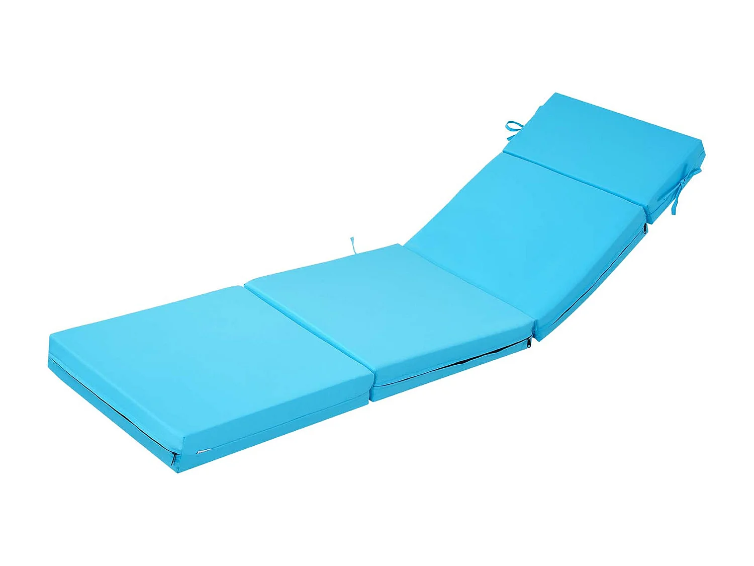 Coussin de Bain de Soleil SucceBuy, 183x53,3 cm, Coussin de Chaise Longue de Jardin, Lot de 2, Imperméable Épais Résistant à Décoloration, avec Attaches