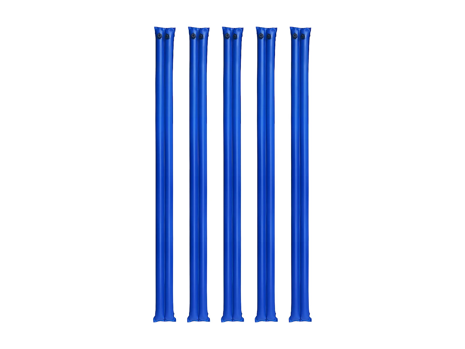 Waterzak SucceBuy voor Zwembadzeil, Set van 5, Dubbele Kamer Ballastzak, 3 m, Geballaste Slangzakken PVC Dikte 0,4 mm, met Schroefdop Waterdicht