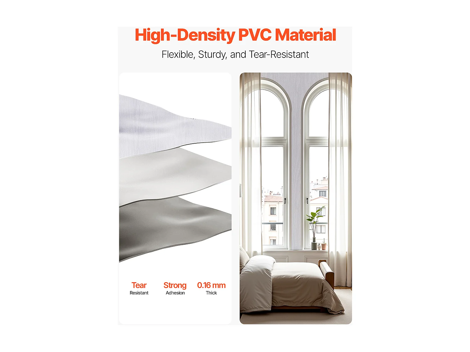 Papel Pintado Adhesivo de Pared SucceBuy, 45 cm x 10 m, Rollo Papel Pintado Autoadhesivo en Vinilo, Motivo Textura Madera Blanca, para Revestimiento de Pared