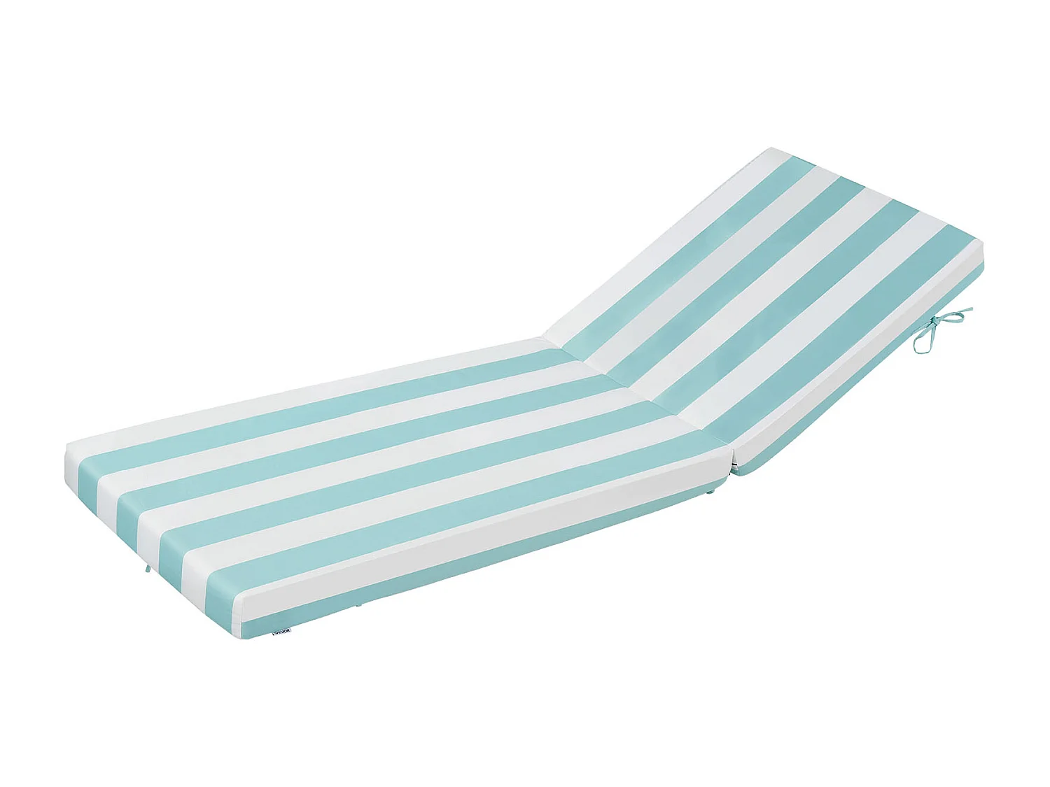 Liegestuhl-Kissen SucceBuy, 203 x 66 cm, Garten-Liegestuhl-Kissen, Set von 2, Wasserdicht Dick Beständig gegen Verblassen, mit Befestigungsbändern, für Terrasse