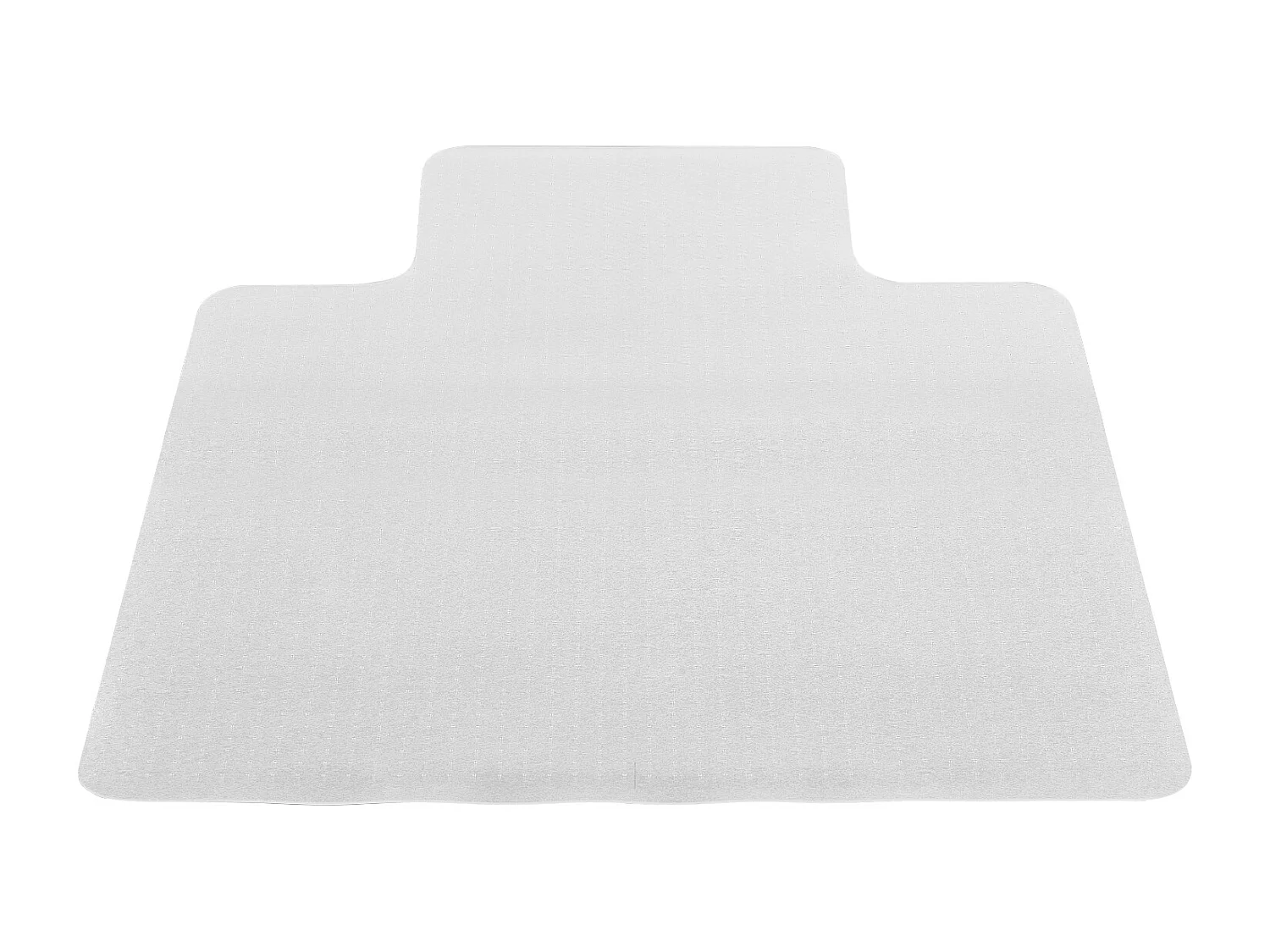 Tapis Chaise de Bureau SucceBuy avec Rebord de 121,9x91,4 cm, Tapis Protège-sol pour Moquettes à Poils Ras, Transparent, Antidérapant et Facile à Nettoyer