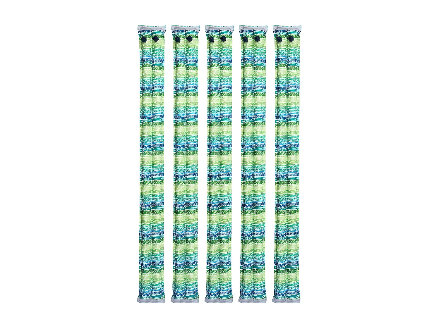Worek Wodny SucceBuy na Plandekę Basenową, Zestaw 5, Wodny Worek Balastowy Dwukomorowy, 2,4 m, Balastowane Worki Rurowane PVC Grubość 0,3 mm, z Zakręcaną Zatyczką