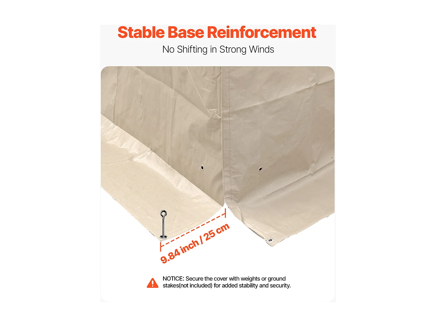 Capa de Gazebo Inverno SucceBuy, 3,1x4,4 m, Cobertura para Gazebo com Teto Rígido Todas as Estações, com Paredes Laterais, Janelas de Rede