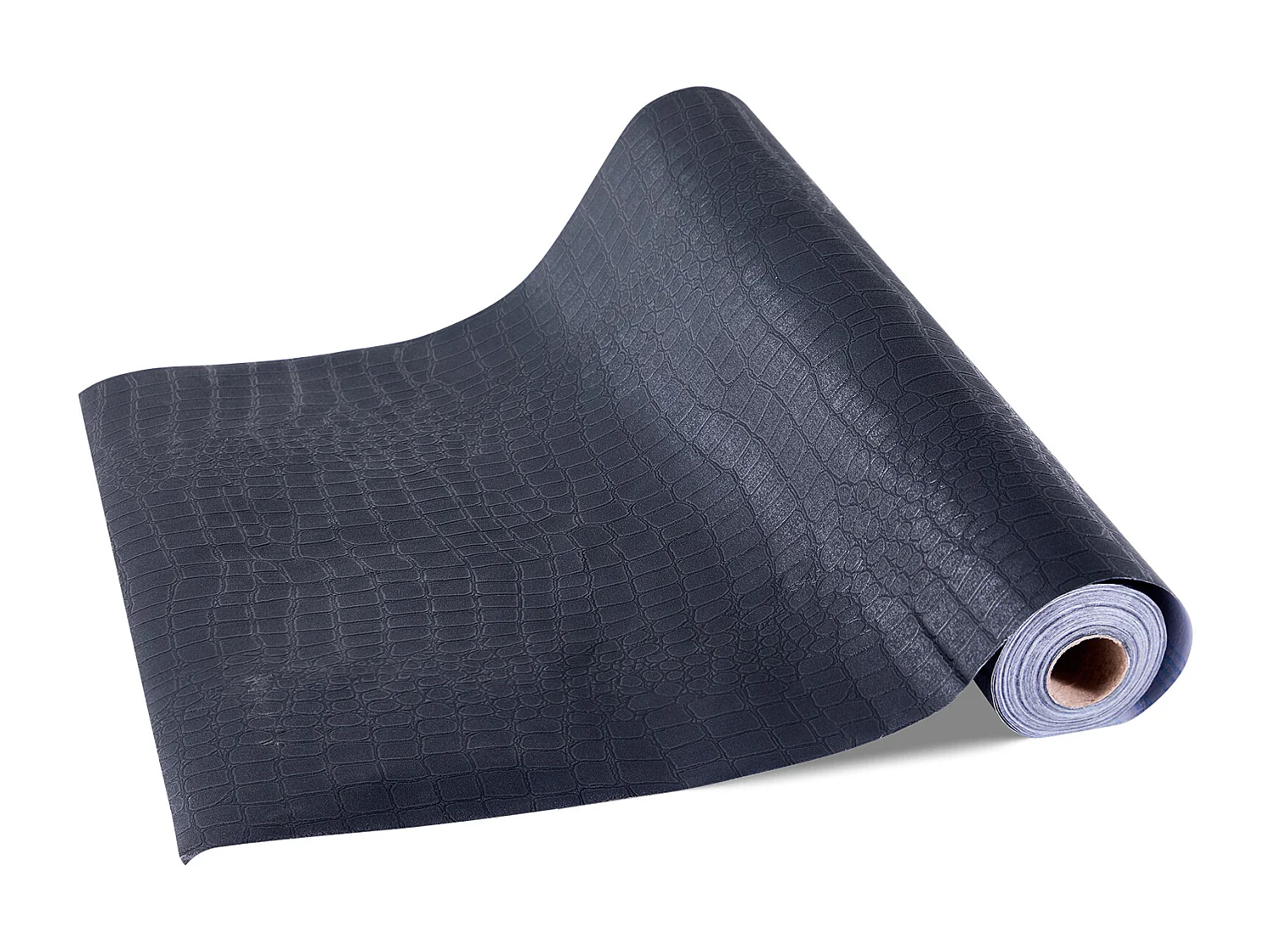 Papel Pintado Adhesivo de Pared SucceBuy, 40 cm x 10 m, Rollo Papel Pintado Autoadhesivo Vinilo, Motivo Textura Agrietada Negra, para Revestimiento de Pared