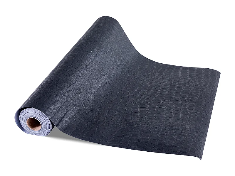 Tapete Selbstklebend Wand SucceBuy, 40 cm x 10 m, Rolle Selbstklebende Tapete Vinyl, Motiv Gerissene Textur Schwarz, Wasserdicht, für Wandverkleidung