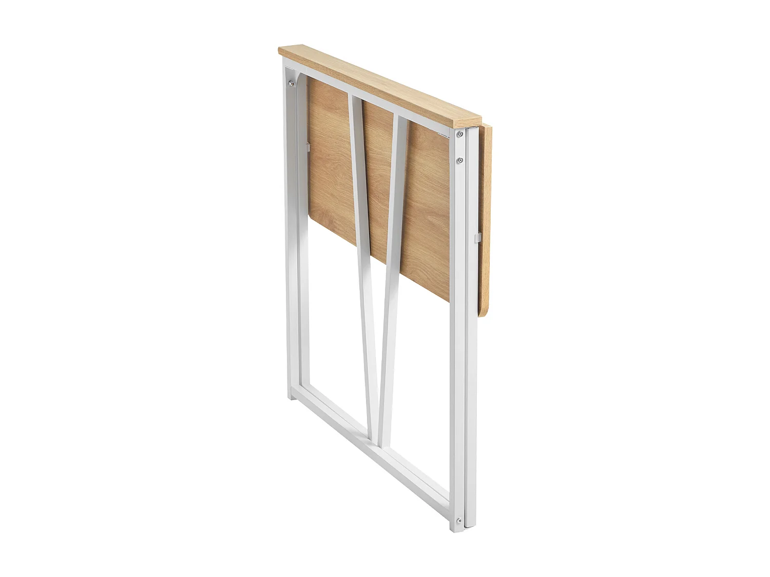 Bureau d'Ordinateur SucceBuy Pliant 80 cm, Table de Bureau Informatique Pliable pour Petits Espaces, Poste de Travail en Panneau de Particules Robuste