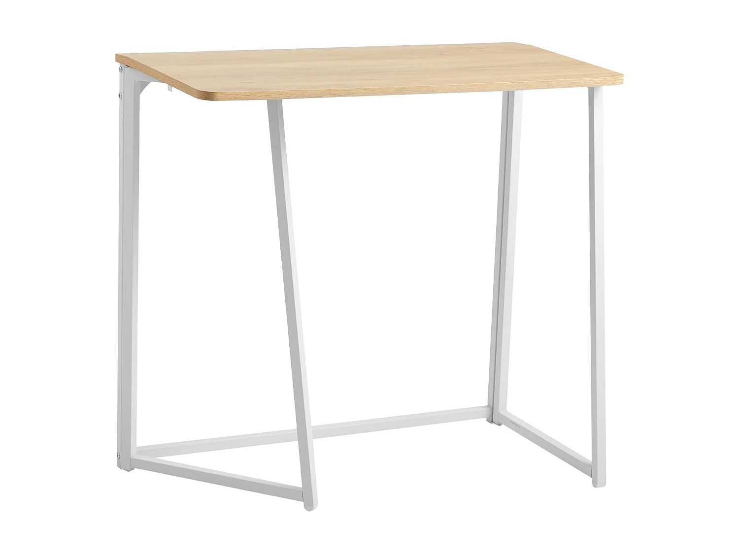 Bureau d'Ordinateur SucceBuy Pliant 80 cm, Table de Bureau Informatique Pliable pour Petits Espaces, Poste de Travail en Panneau de Particules Robuste