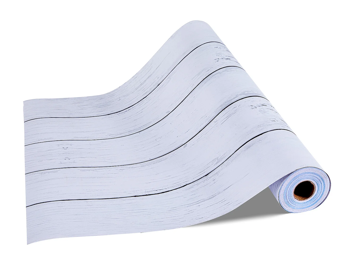 Papier Peint Adhésif Mural SucceBuy, 45 cm x 12 m, Rouleau Papier Peint Autocollant en Vinyle, Motif Texture Bois Blanc, Imperméable, pour Revêtement Mural