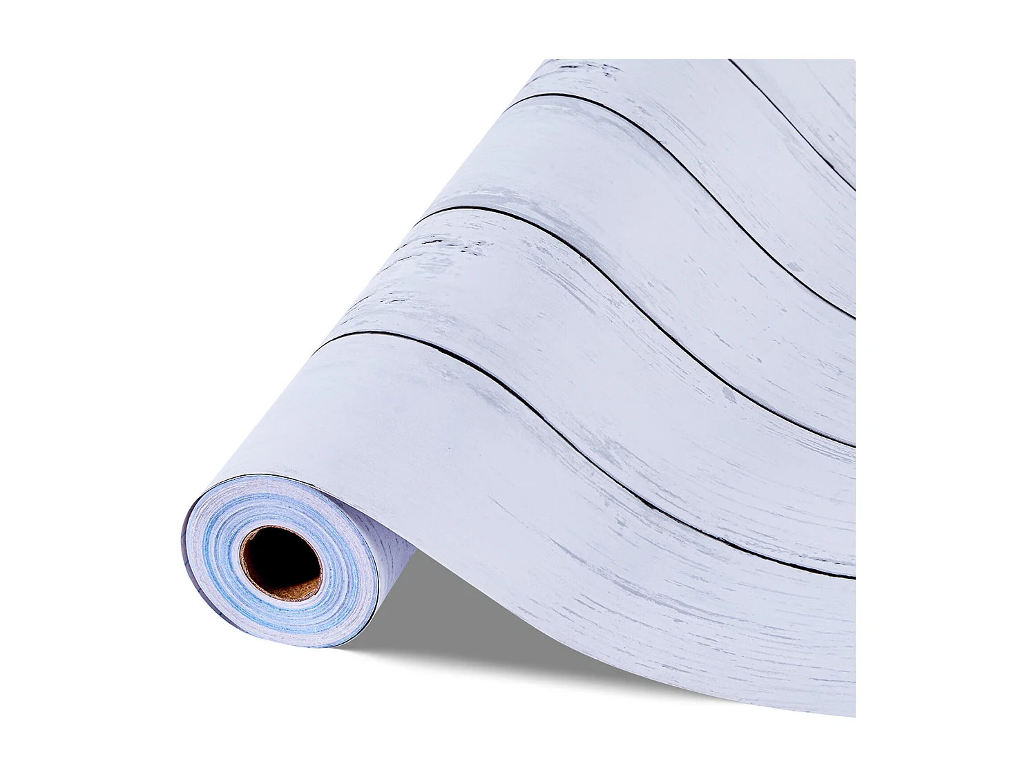 Papier Peint Adhésif Mural SucceBuy, 45 cm x 12 m, Rouleau Papier Peint Autocollant en Vinyle, Motif Texture Bois Blanc, Imperméable, pour Revêtement Mural