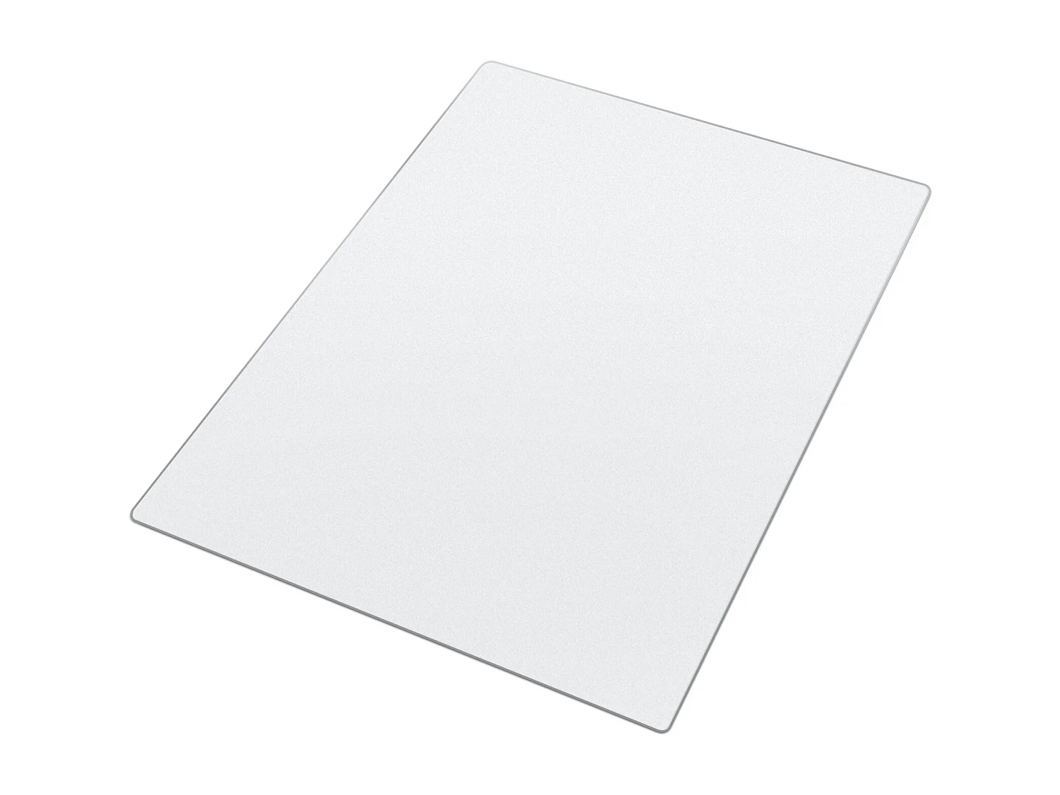 Bureau Stoel Mat SucceBuy Transparant van 121,9x76,2 cm, Beschermingsmat voor Stoelen met Wieltjes, Harde Vloerbescherming Rechthoekig, voor Huis Kantoor