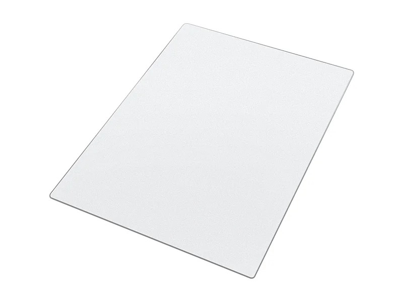 Bureau Stoel Mat SucceBuy Transparant van 121,9x76,2 cm, Beschermingsmat voor Stoelen met Wieltjes, Harde Vloerbescherming Rechthoekig, voor Huis Kantoor