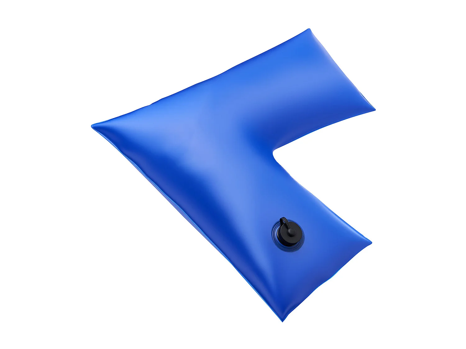 Waterzak SucceBuy voor Zwembadzeil, Set van 4, Hoekballastzak, 57x56,5 cm, Geballaste Slangzakken PVC Dikte 0,4 mm, met Schroefdop Waterdicht
