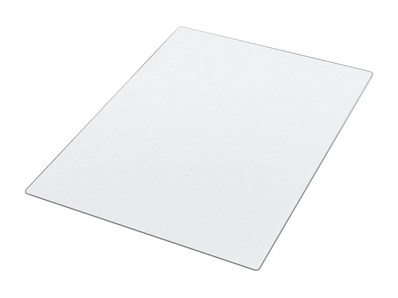 Tapis Chaise de Bureau SucceBuy Transparent de 121,9x91,4 cm, Tapis de Protection pour Chaises sur Roulettes, Protège-sol Dur Rectangulaire, pour Maison Bureau