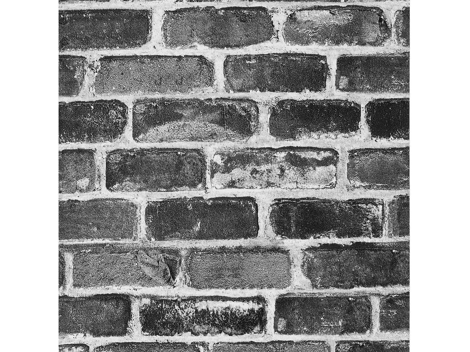 Papel Pintado Adhesivo de Pared SucceBuy, 45 cm x 10 m, Rollo de Papel Pintado Autoadhesivo en Vinilo, Motivo Ladrillo Gris, para Revestimiento de Pared