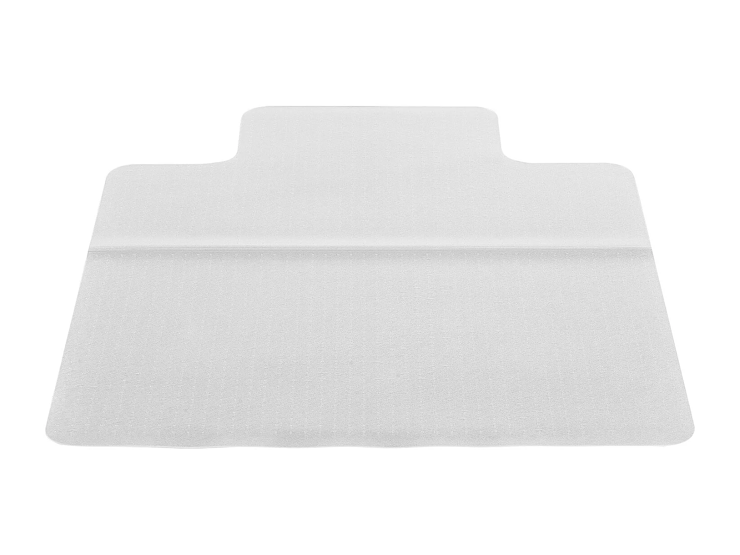 Tapis Chaise de Bureau SucceBuy avec Rebord de 121,9x91,4 cm, Tapis Protège-sol pour Moquettes en Plastique avec Clous, Antidérapant et Facile à Nettoyer