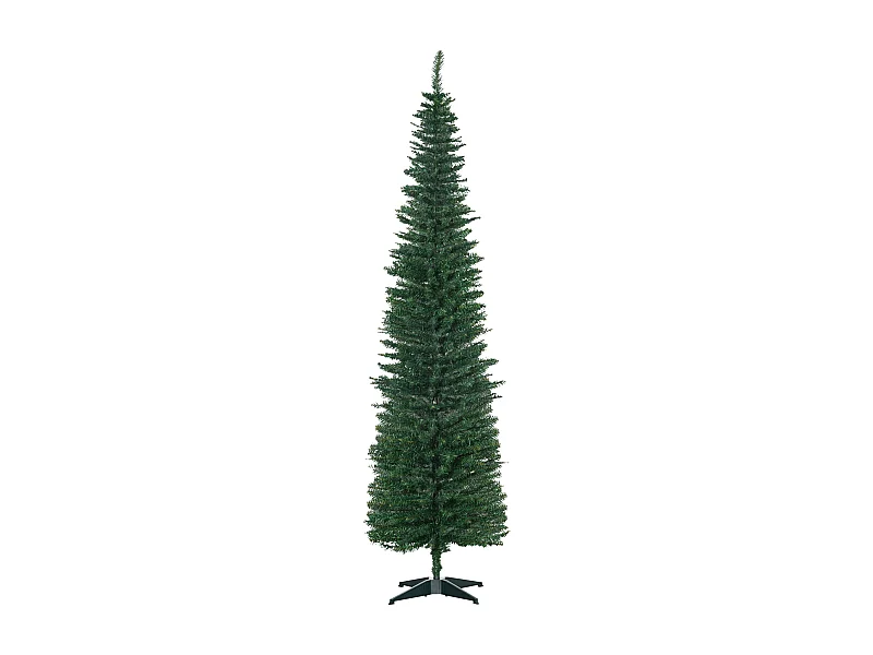 Weihnachtsbaum künstliche, Künstliche Tanne Christbaum, inkl Ständer Weihnachtsstern 2,1 m, Grün