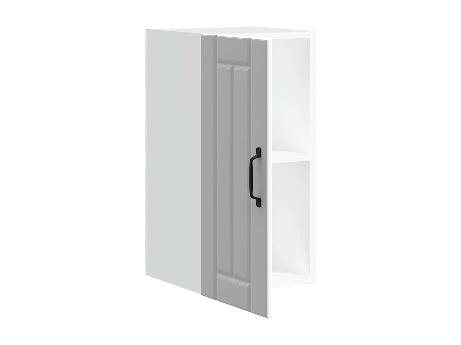 Meuble murale de cuisine blanc bois d'ingénierie