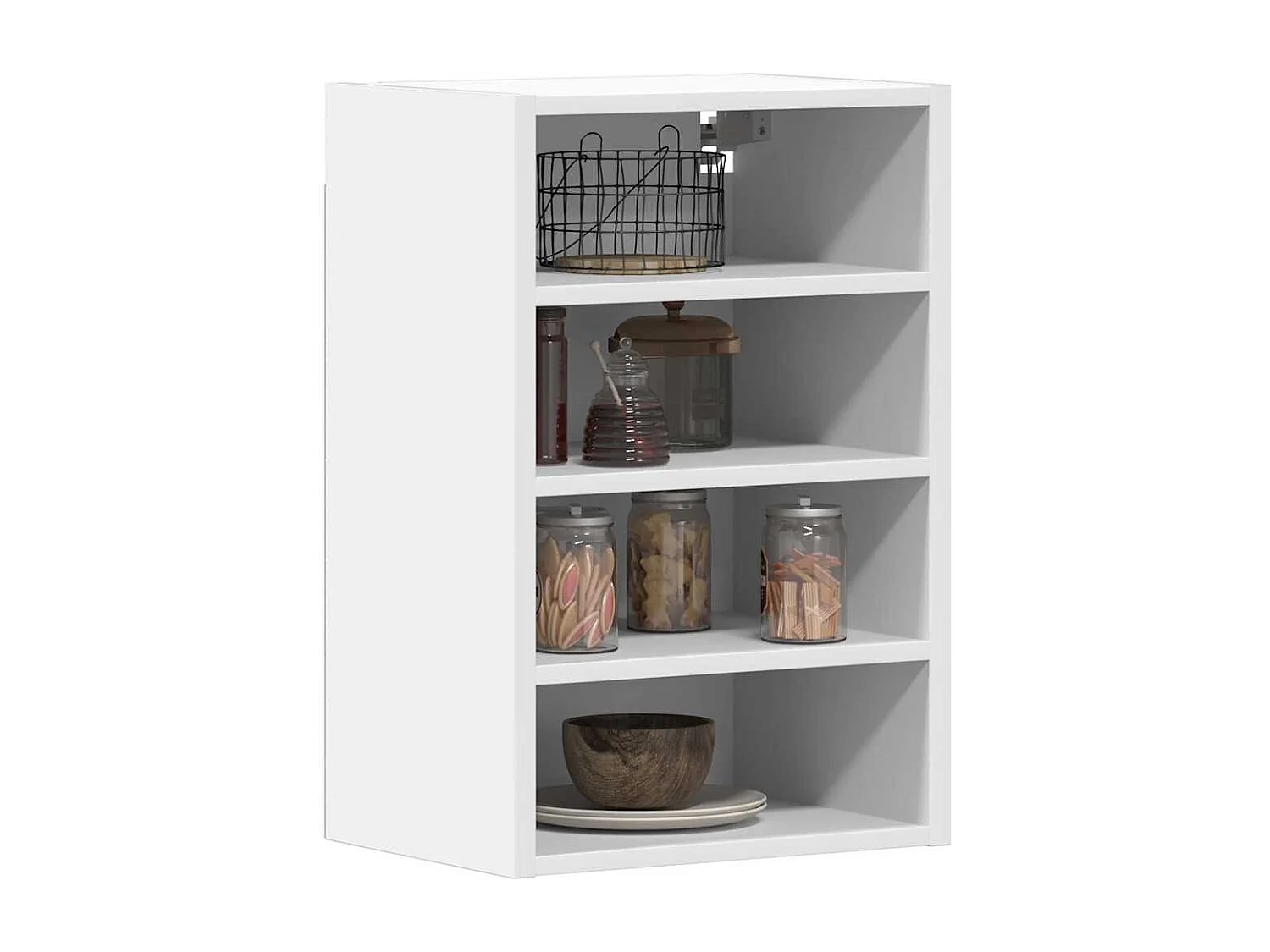 Meuble suspendu Blanc 40 x 29,5 x 60 cm Bois d'ingénierie