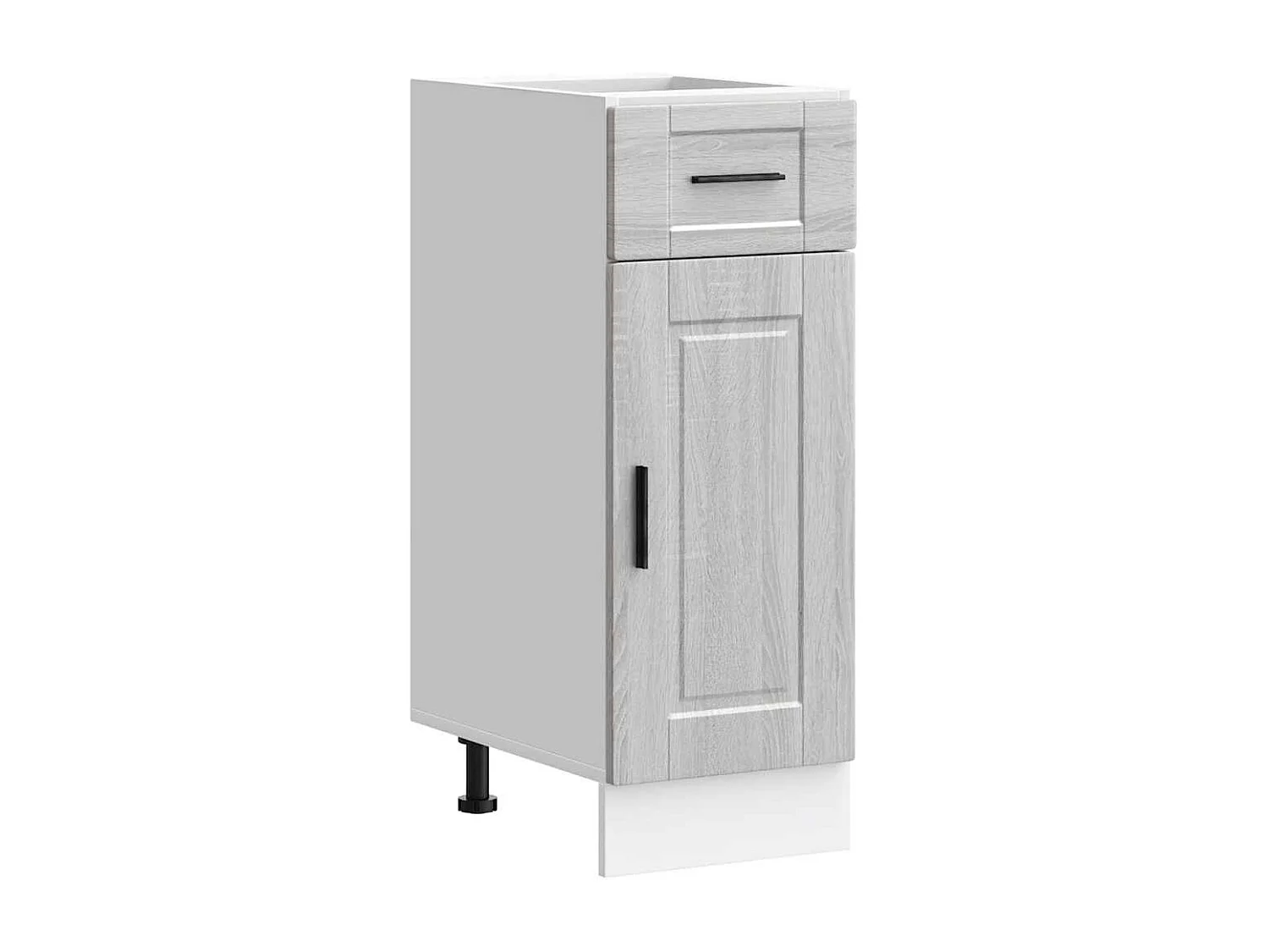 Meuble de cuisine sonoma gris bois d'ingénierie