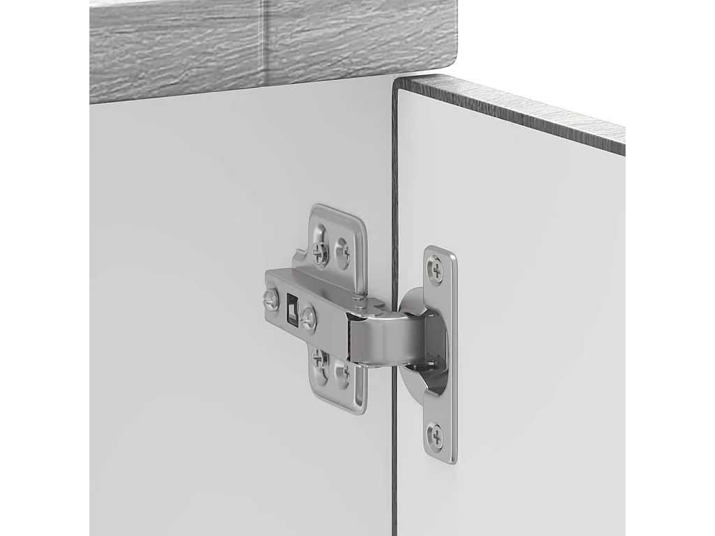 Meuble de cuisine sonoma gris bois d'ingénierie