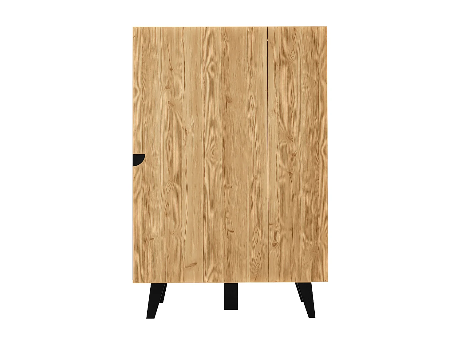 Aparador preto e madeira com compartimentos de arrumação, vitrine com portas de vidro e iluminação LED, para sala de estar, quarto.