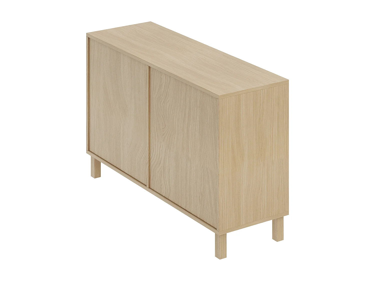 Credenza in legno con 6 cassetti in rattan, contenitore per soggiorno, camera da letto e sala da pranzo, 120x75x40cm
