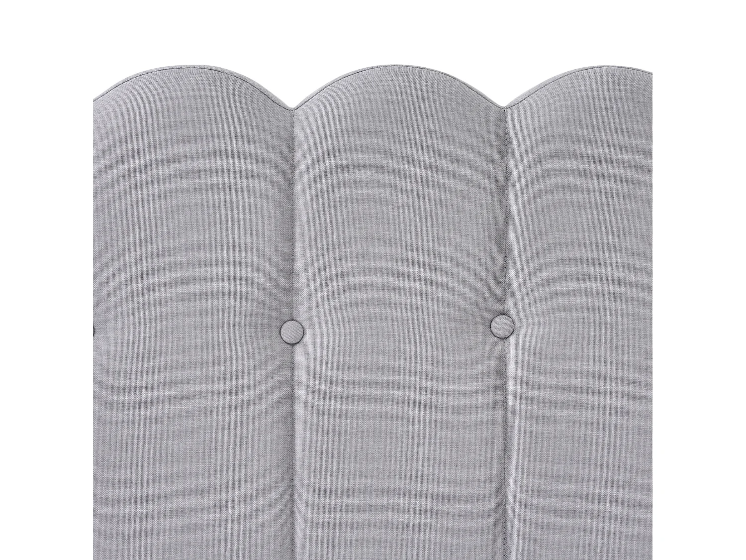 Lit adulte 160x200 cm - avec tête de lit, USB et Type-C, sommier à lattes - en lin - gris - matelas inclus