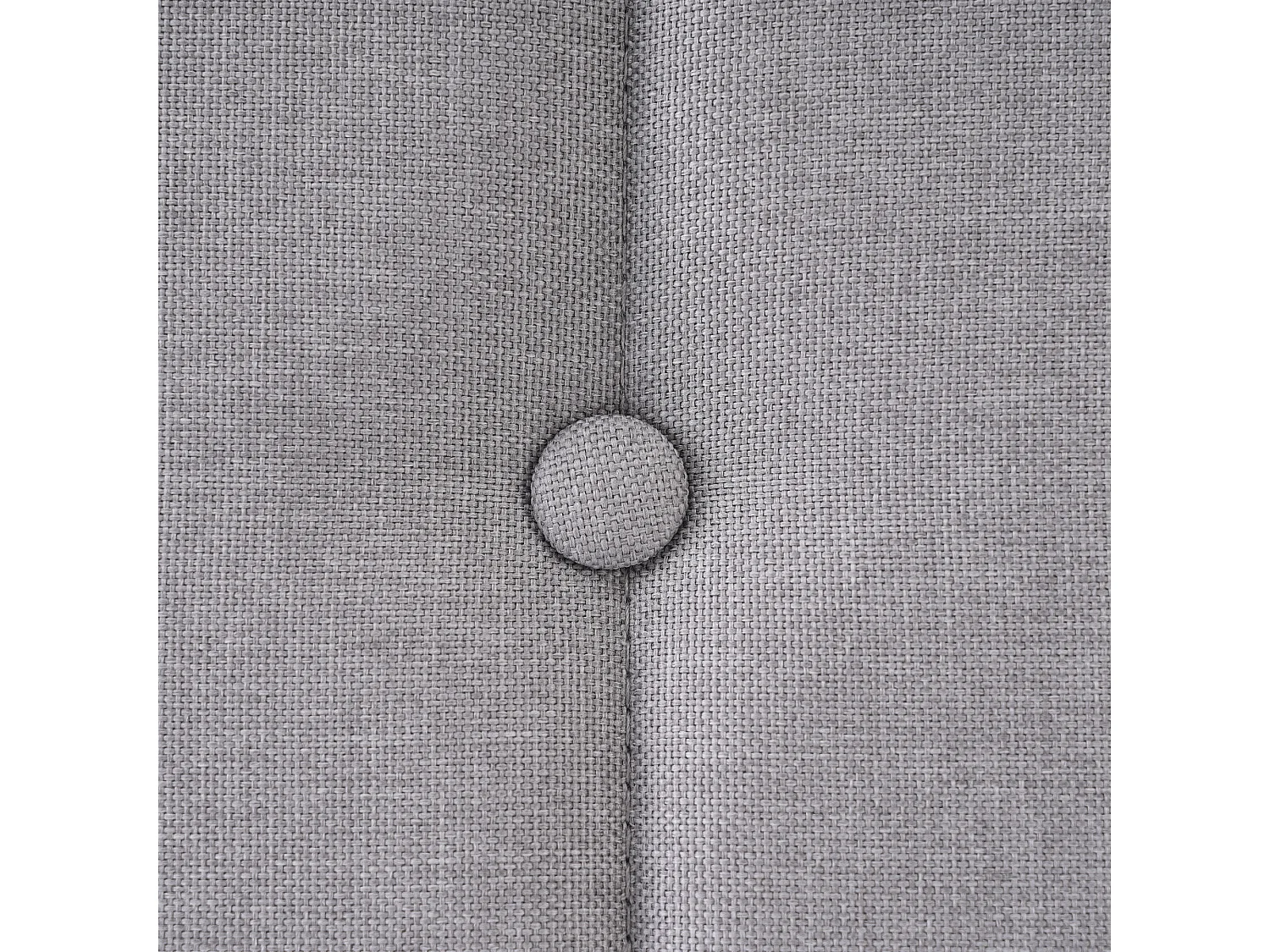 Lit adulte 140 x 200 - avec tête de lit, USB/Type-C - en lin - gris - matelas inclus