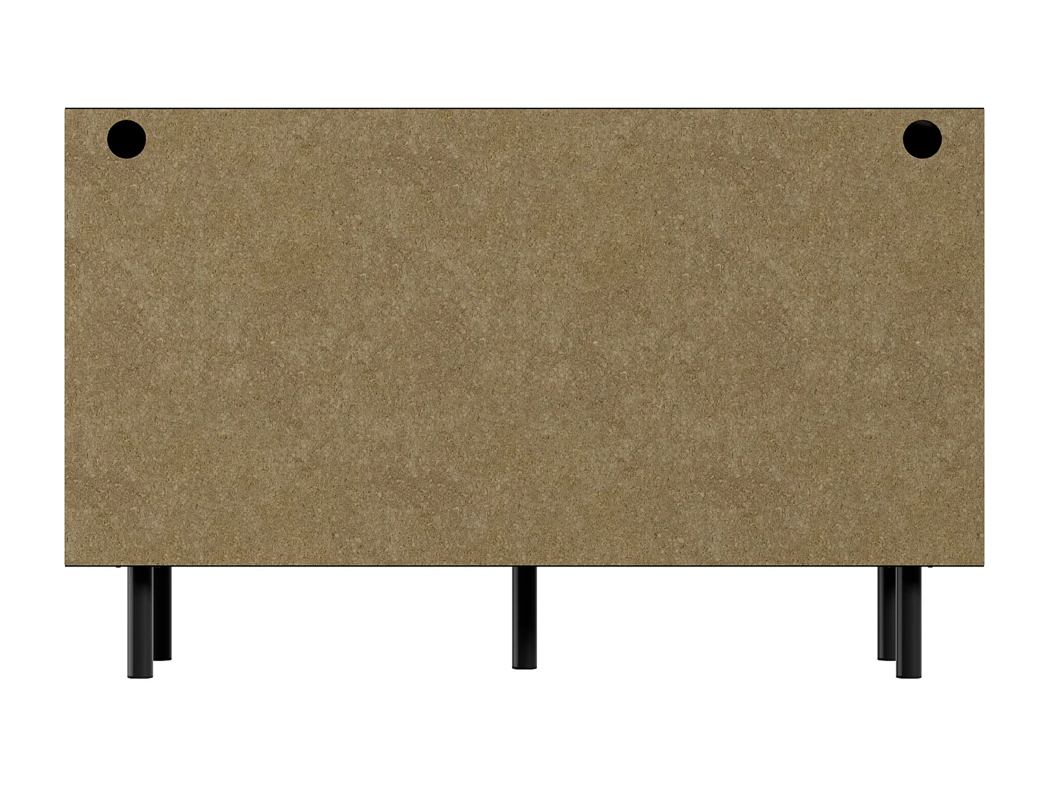 Chique kaptafel met 6 lades en rotan handgrepen, praktische en elegante opbergruimte