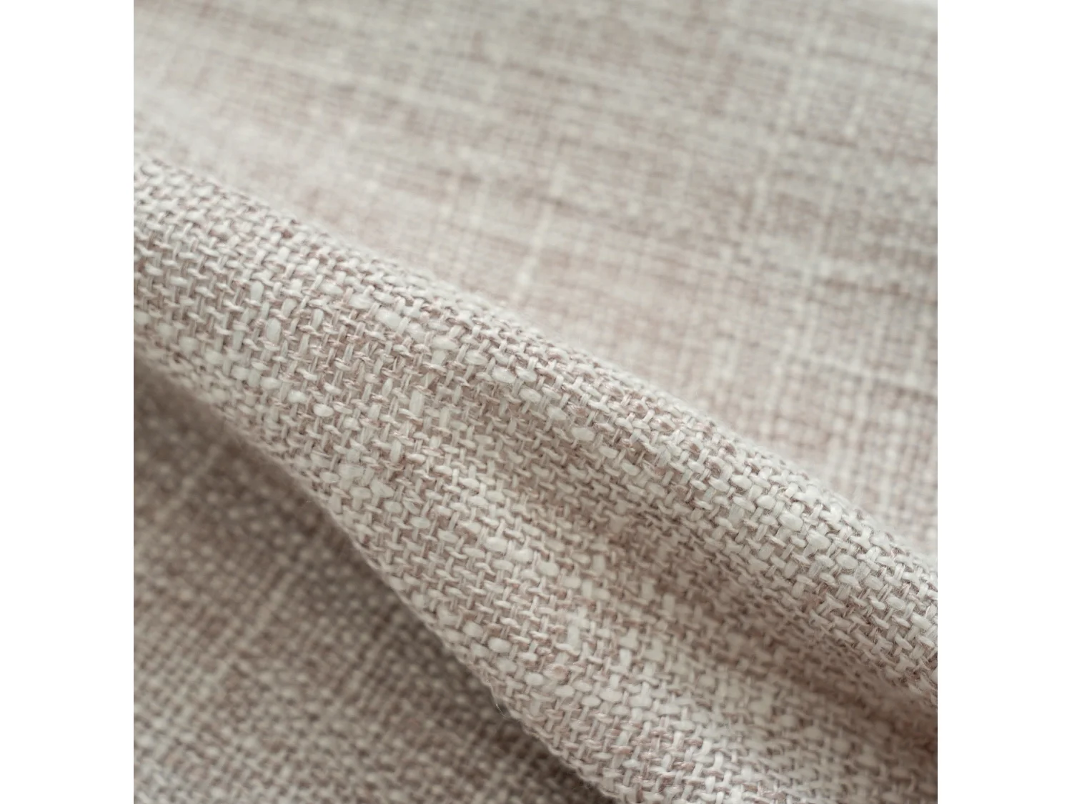 Stauraumbett 160 x 200 cm, Erwachsenenbett mit USB-Anschluss und kabelloser Ladefunktion - Naturfarbe - Leinen (ohne Matratze)