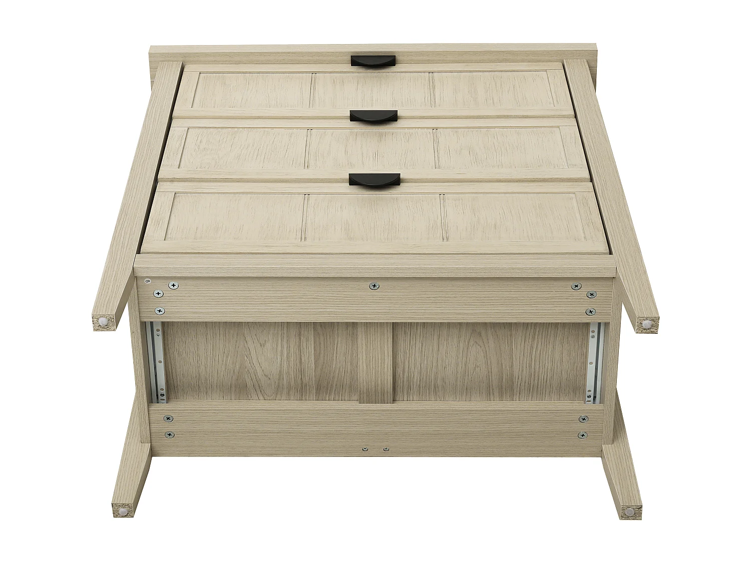 Cassettiera per camera da letto, 3 cassetti, mobiletto portaoggetti in legno, per camera da letto, soggiorno, ufficio