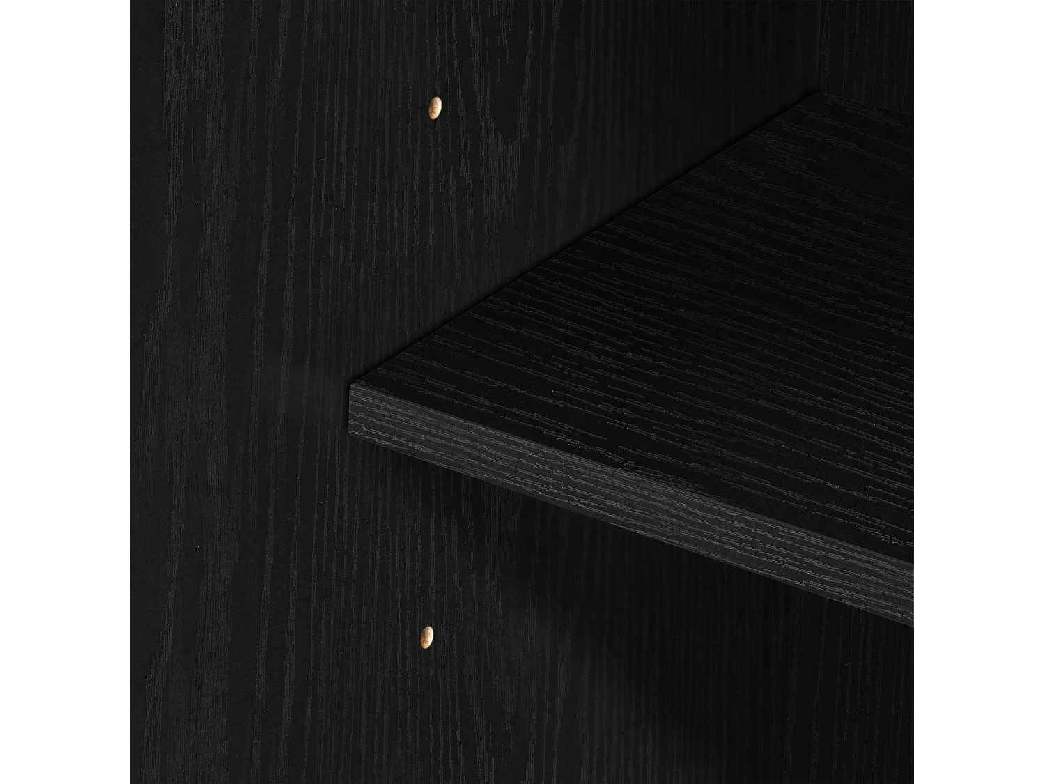 Îlot de cuisine mobile avec port USB et plateau de table pliable, 2 tiroirs de rangement - noir