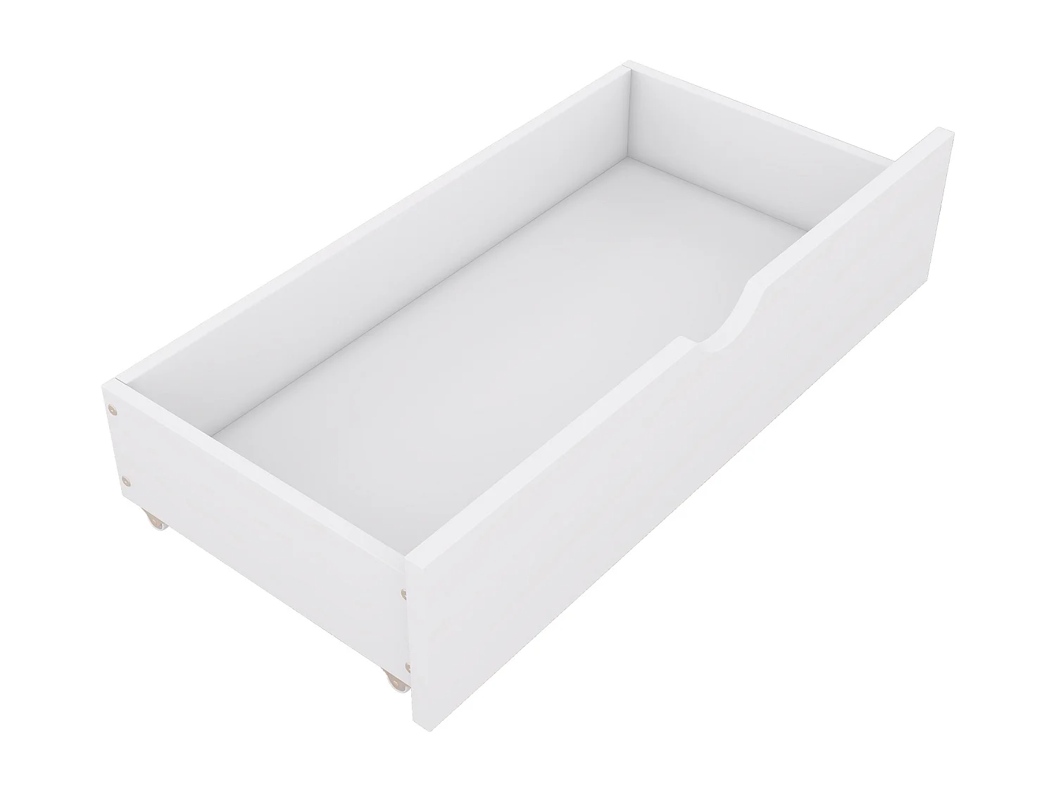 Daybed 90x200 cm Kinderbed met 2 lades en opbergplank, 2 USB-poorten - Wit (zonder matras)