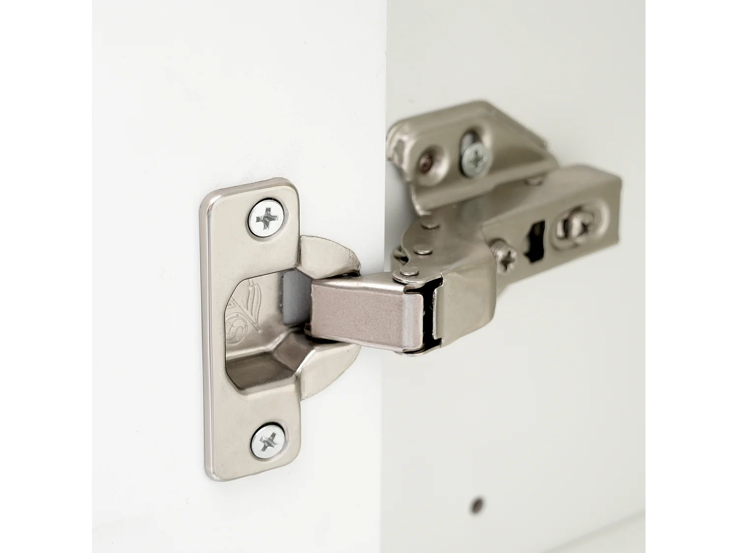 Slaapkamer kaptafel met LED-spiegel, 1 opberglade en 1 structuurdeur - wit