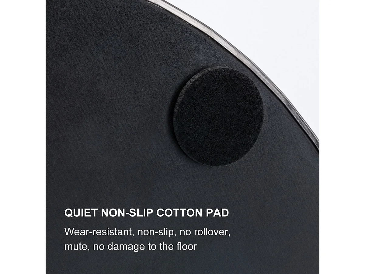 Tabouret de bar pivotant cuir - Réglable en hauteur - Pieds en métal argenté