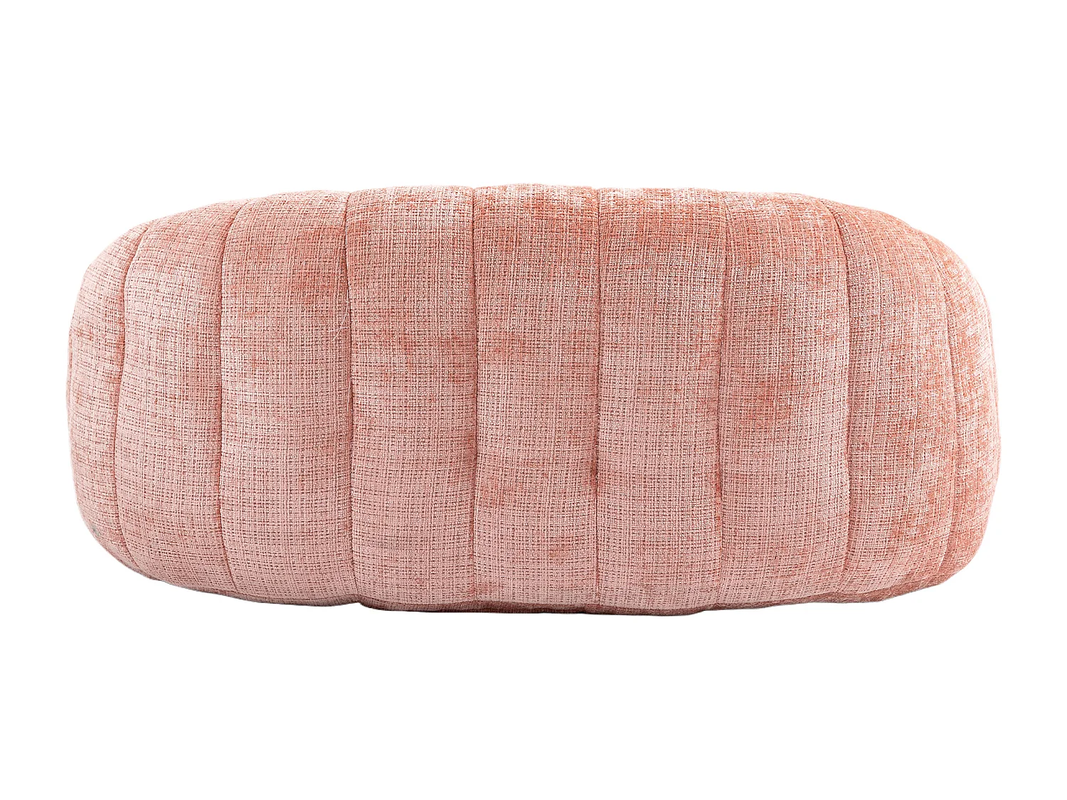 2-zitsbank met kussen - Bank voor volwassenen en kinderen - Roze chenillestof