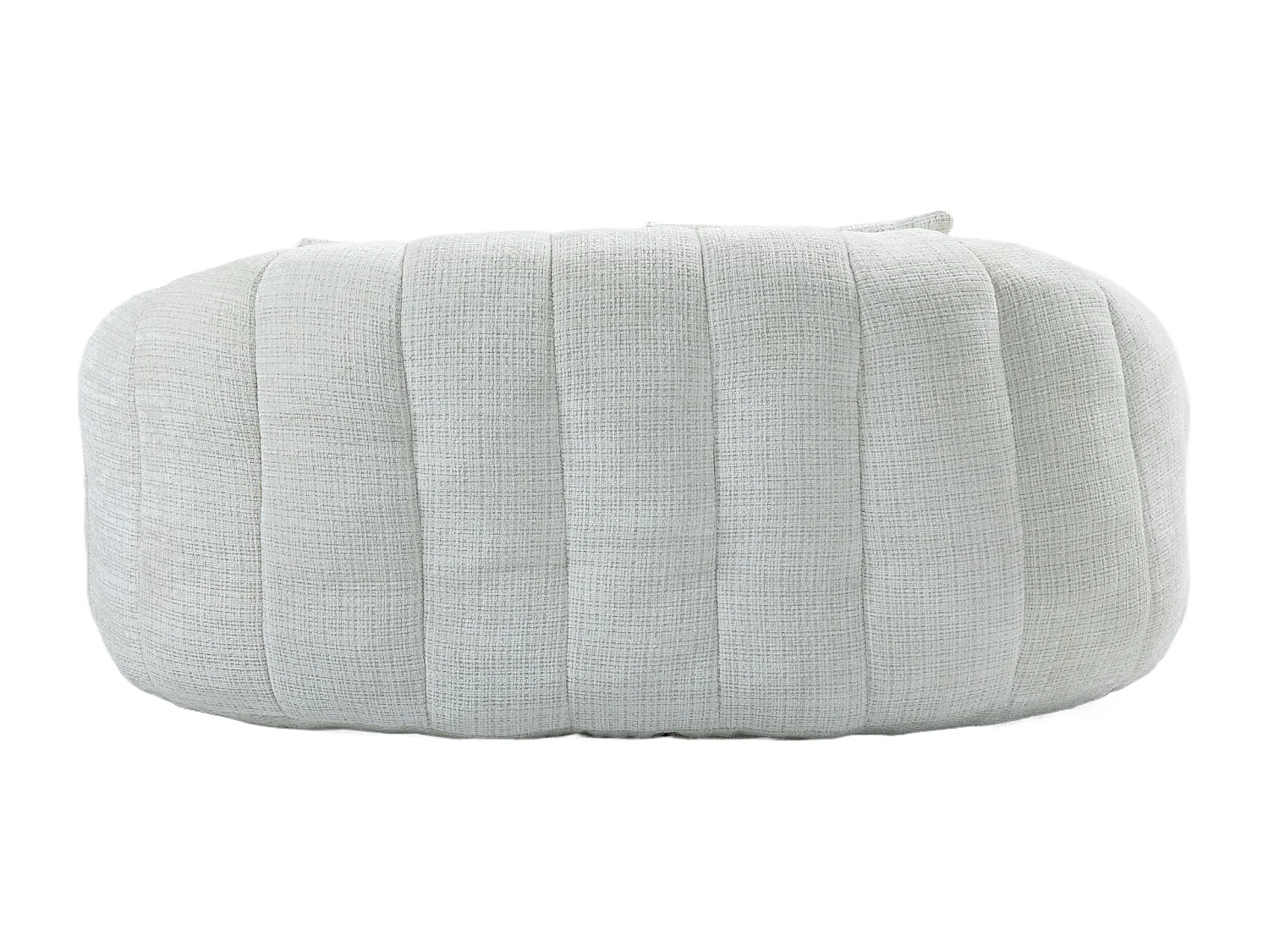 Canapé 2 places avec coussin - Canapé pour adultes et enfants- Tissu chenille beige