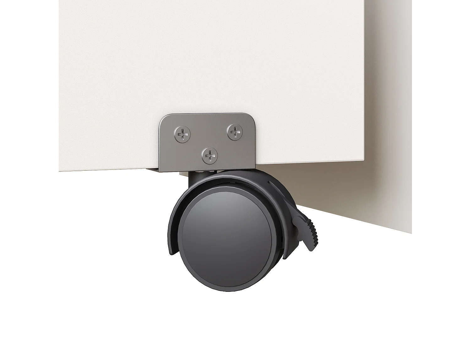 Meuble de bar pivotante avec LED, 2 portes coulissantes en verre et 2 portes - Porte rayée blanc