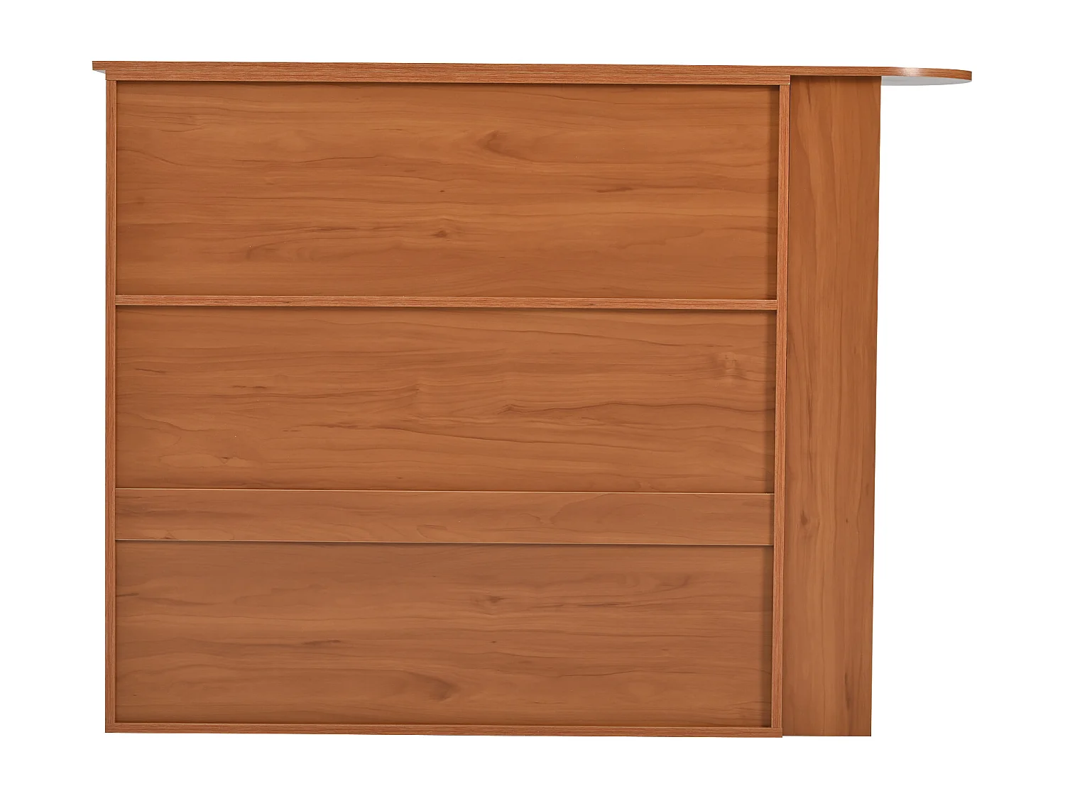 Draaibare barkast met 2 schuifdeuren van rotan - Bruin 138-193×39×104cm