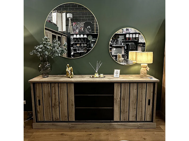 Buffet 2 portes 3 tiroirs Lena