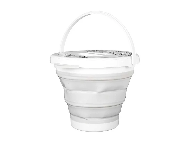 Seau à Compost Pliable 5L avec Anse et Couvercle - DAMIR