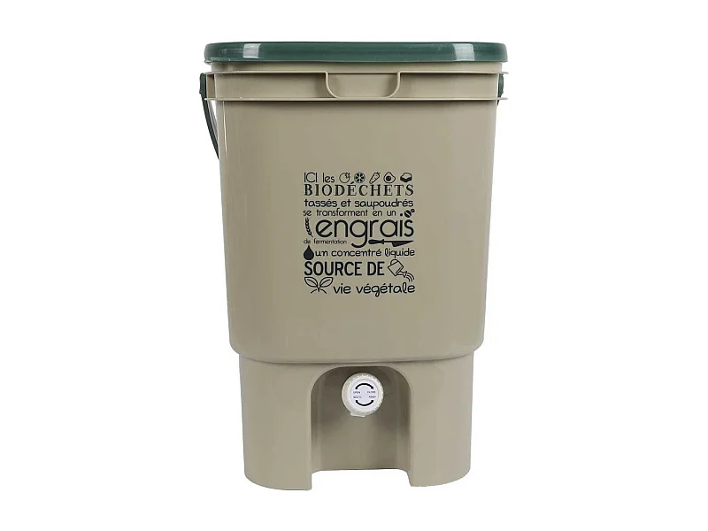 Composteur de Cuisine 19L avec Robinet pour Engrais Liquide - GORIL