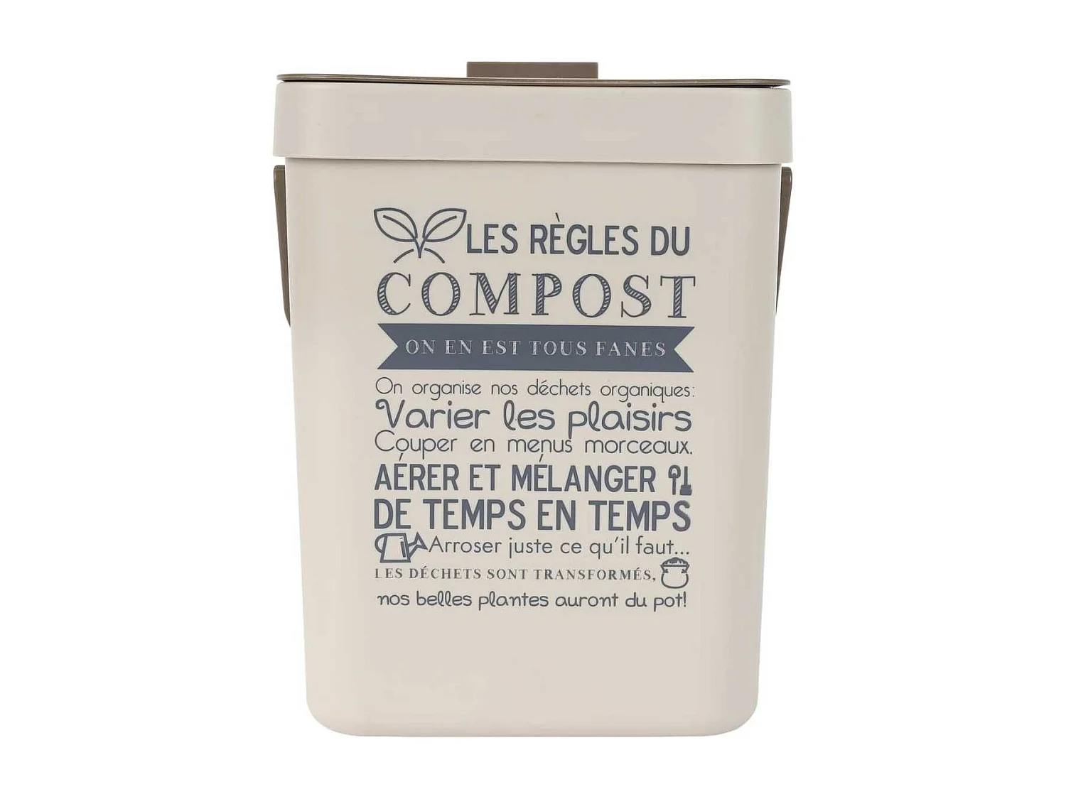 Poubelle à Compost 5L avec Accroche - EKRON