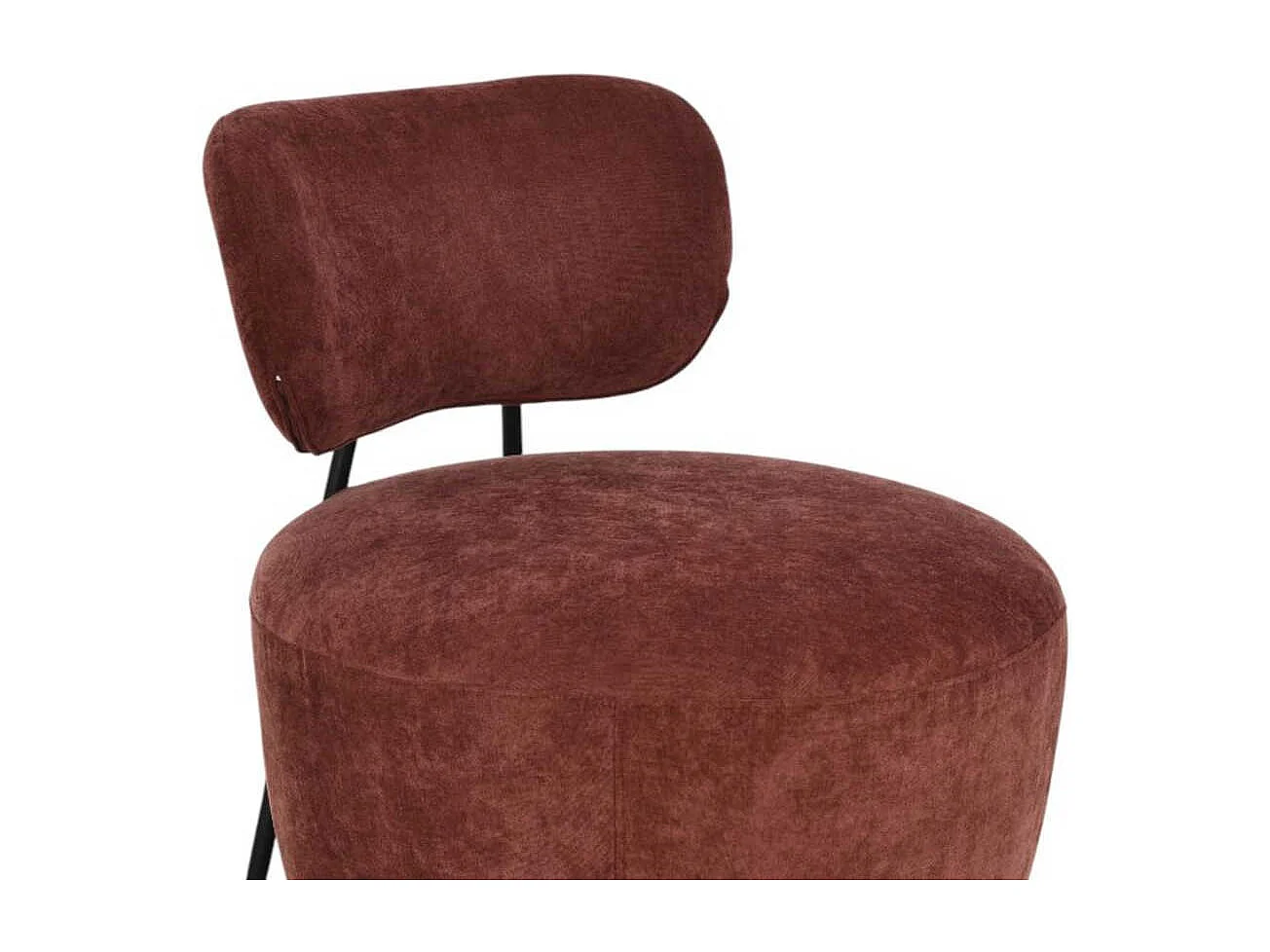 Fauteuil Carlos bordeaux